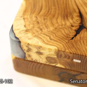 خطوط و نقش چوب سنجد تخته نرد رزینی با جای مگنت