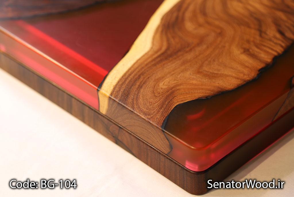 خرید تخته نرد لوکس ۶۰ سانتی مدل GB-104 سناتور وود