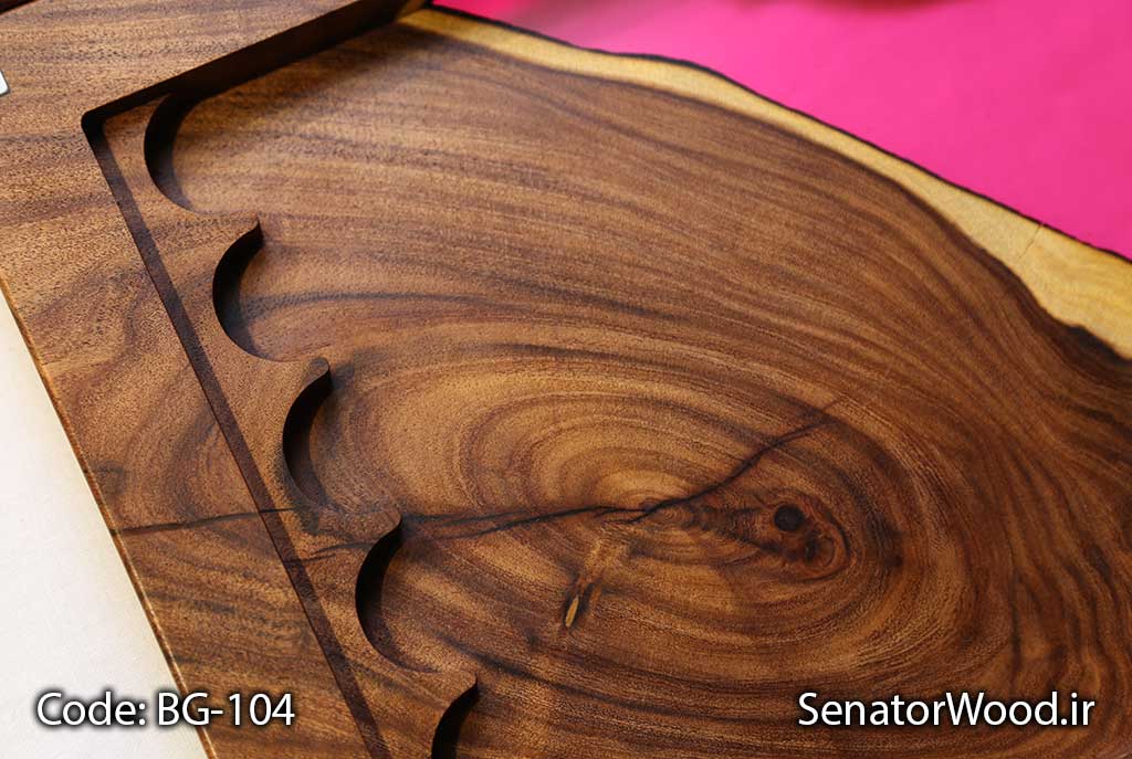 جزئیات چوب کهور و کیفیت رزین صورتی در مدل GB-104