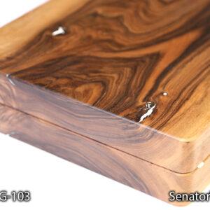 نمای بیرونی و پشت تخته نرد دست‌ساز مدل GB-103